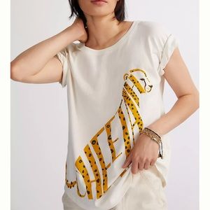 NWT Maeve Anthropologie Cheetah Tshirt